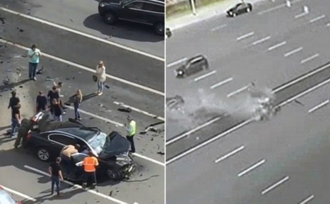 تعرض سيارة بوتن لحادث سير مروع